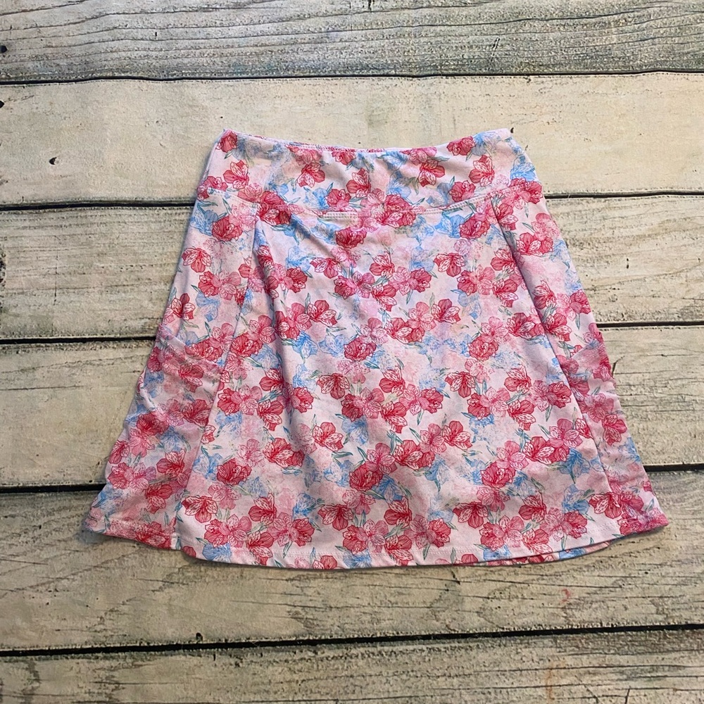 EVCR floral golf tennis athletic skirt skort. S